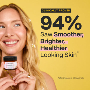 Mad Hippie exfoliante facial con ácidos de frutas para renovación suave.