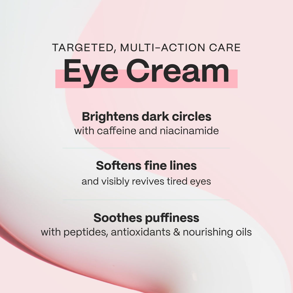 Mad Hippie Eye Cream being gently applied around the under-eye area.