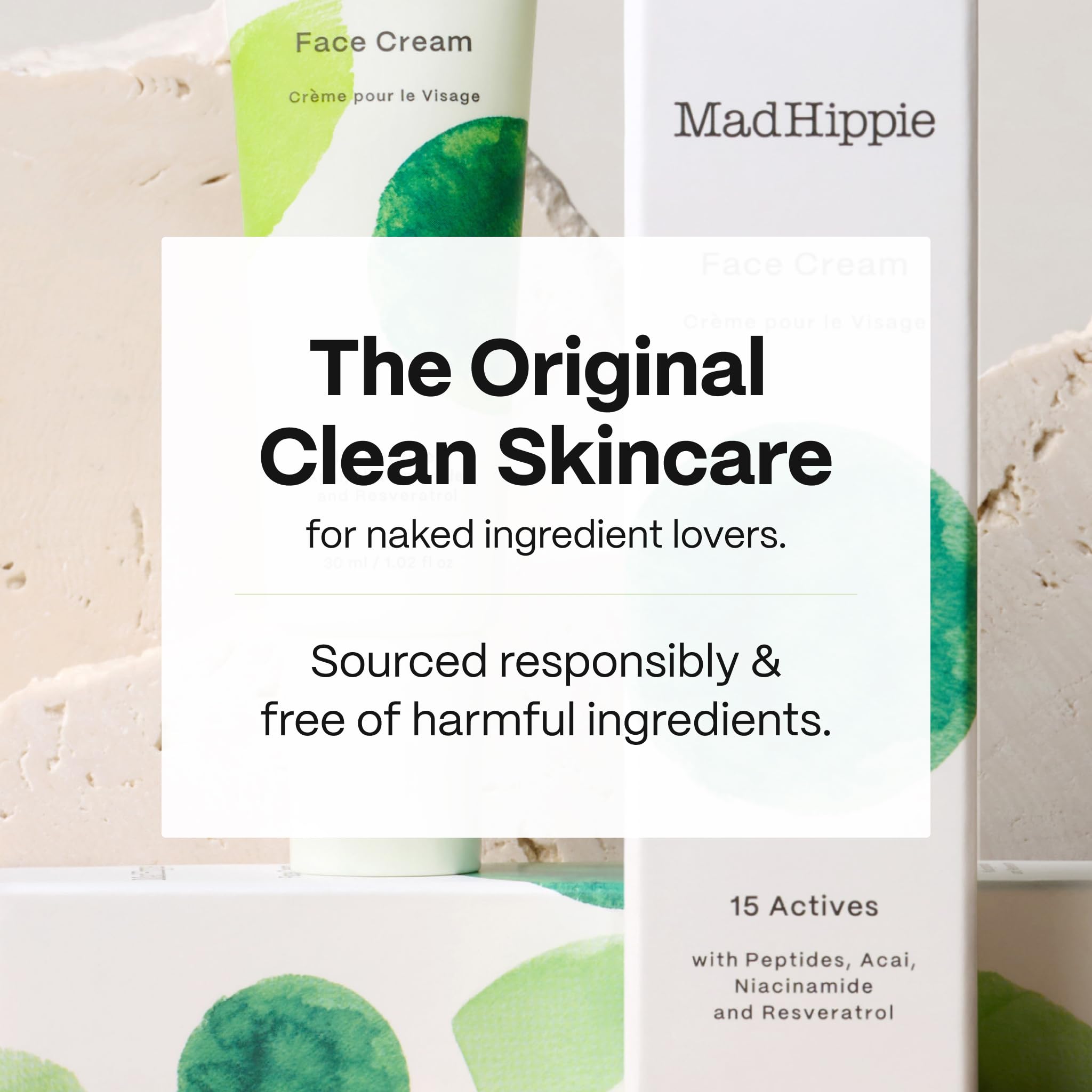 Mad Hippie Face Cream being applied after serum in a skincare routine