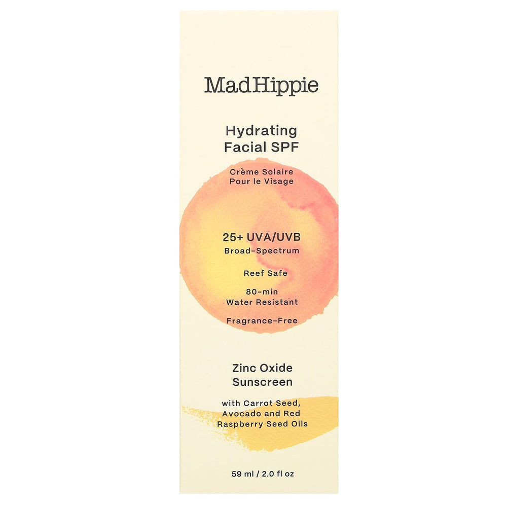 Mad Hippie ingredientes hidratantes con squalane y aloe, piel suave y bien hidratada.