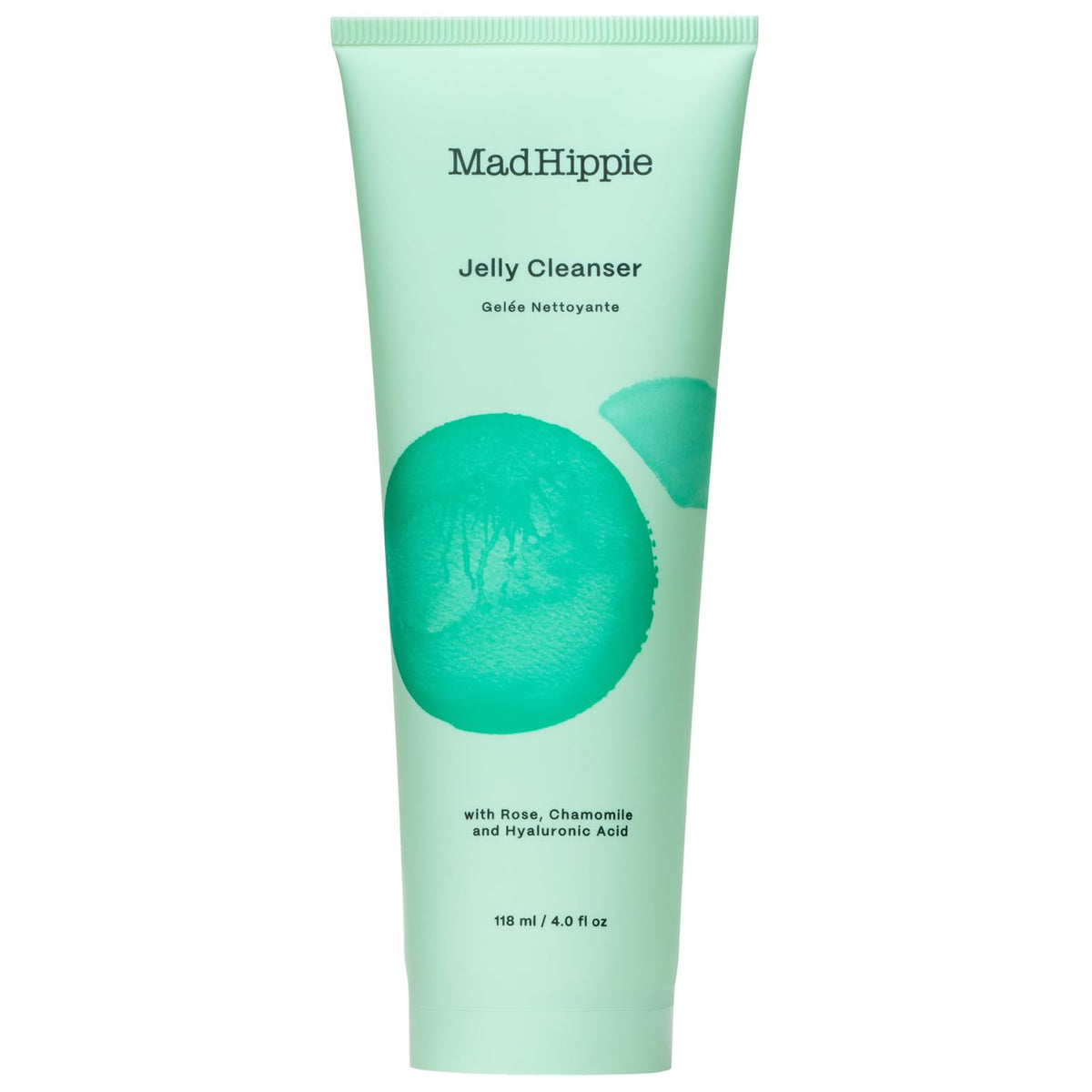 Mad Hippie Limpiador Gel: textura gel que se funde para limpieza suave.