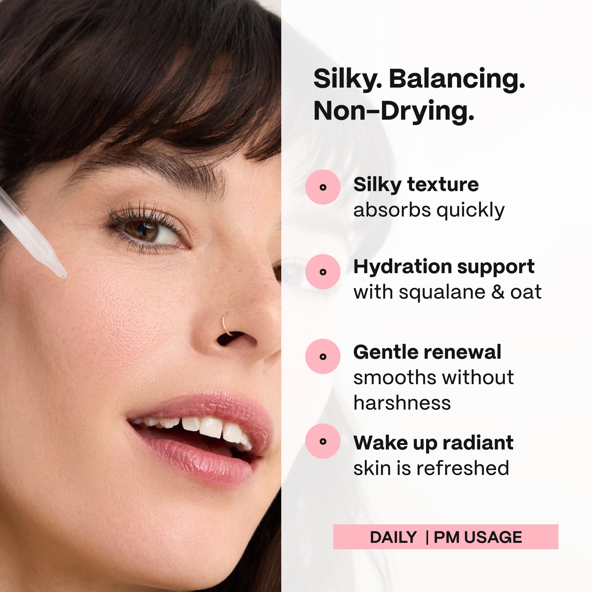 Mad Hippie Super A Serum, piel hidratada, mejora la textura y tono con uso regular.