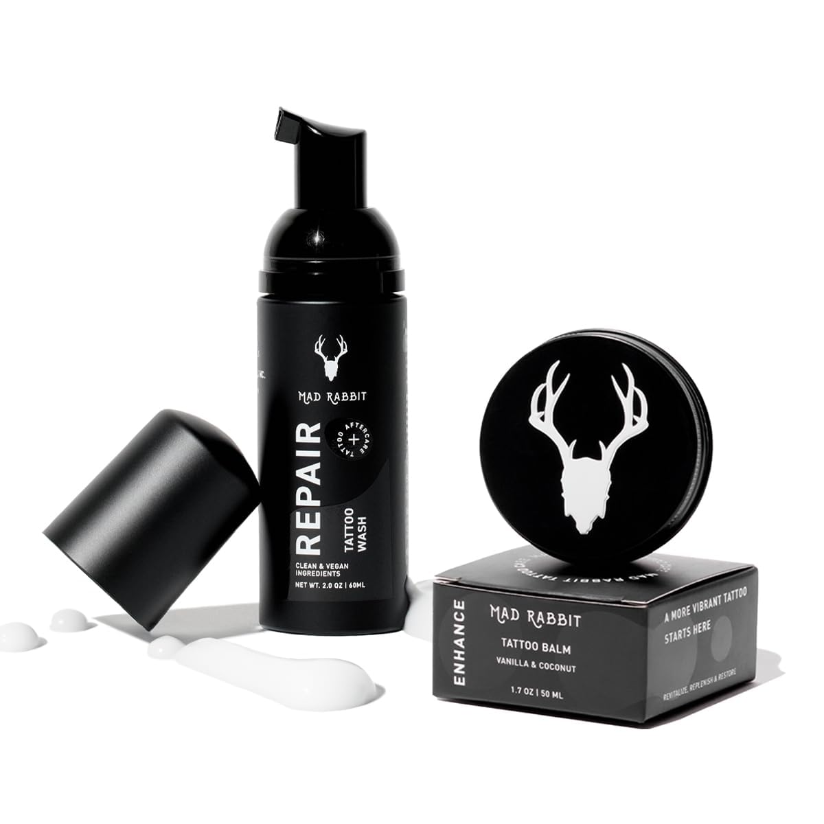Mad Rabbit kit cuidado tatuaje bálsamo 1.7oz para hidratación suave
