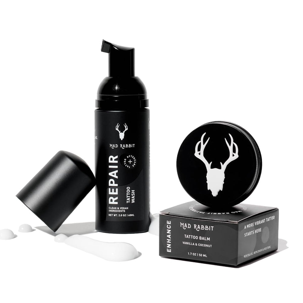 Mad Rabbit kit cuidado tatuaje bálsamo 1.7oz para hidratación suave