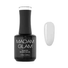 Madam Glam capa superior infinito brillo, acabado ultrabrillante y duradero para uñas.