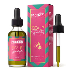 Madani Naturals Aceite Estimulante Cabello Frasco: estimula crecimiento y nutrición capilar