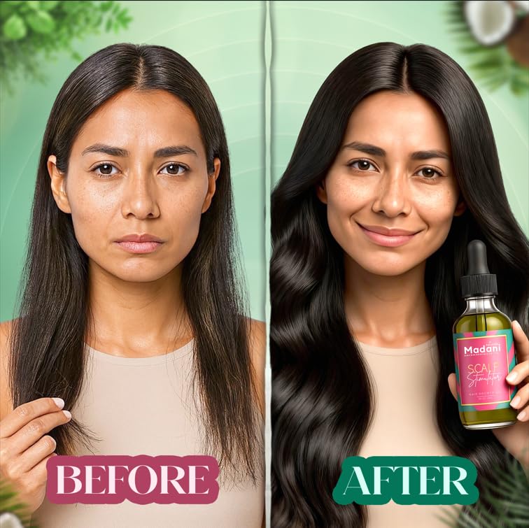 Madani Naturals Cabello Sano y Brillante: textura suave y acabado nutritivo
