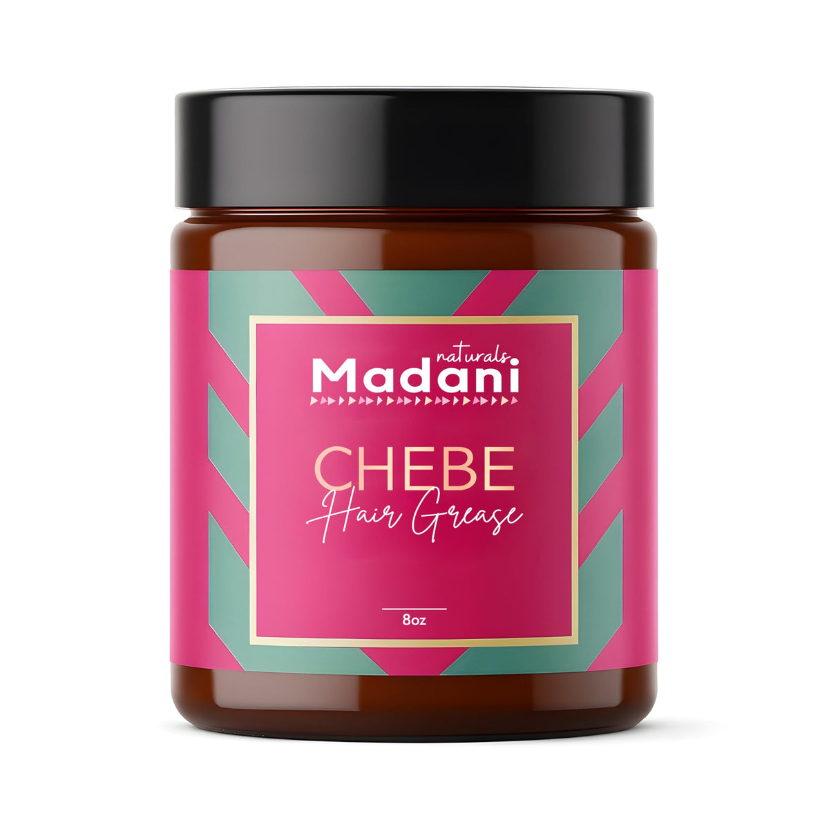 Madani Naturals Chebe Grasa: bote de crema capilar hidratante para el cuero cabelludo.