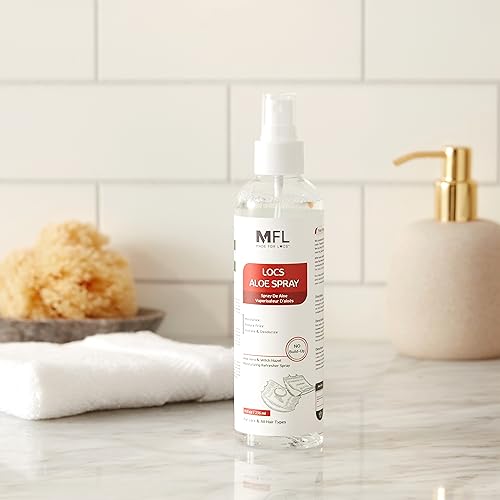 Packaging of Made For Locs Aloe Refresher Spray for easy daily use