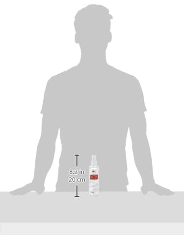 8 oz bottle of Made For Locs Aloe Refresher Spray with droplets