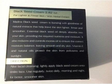 Madina crema facial semilla negra, nutrición que mejora la suavidad.