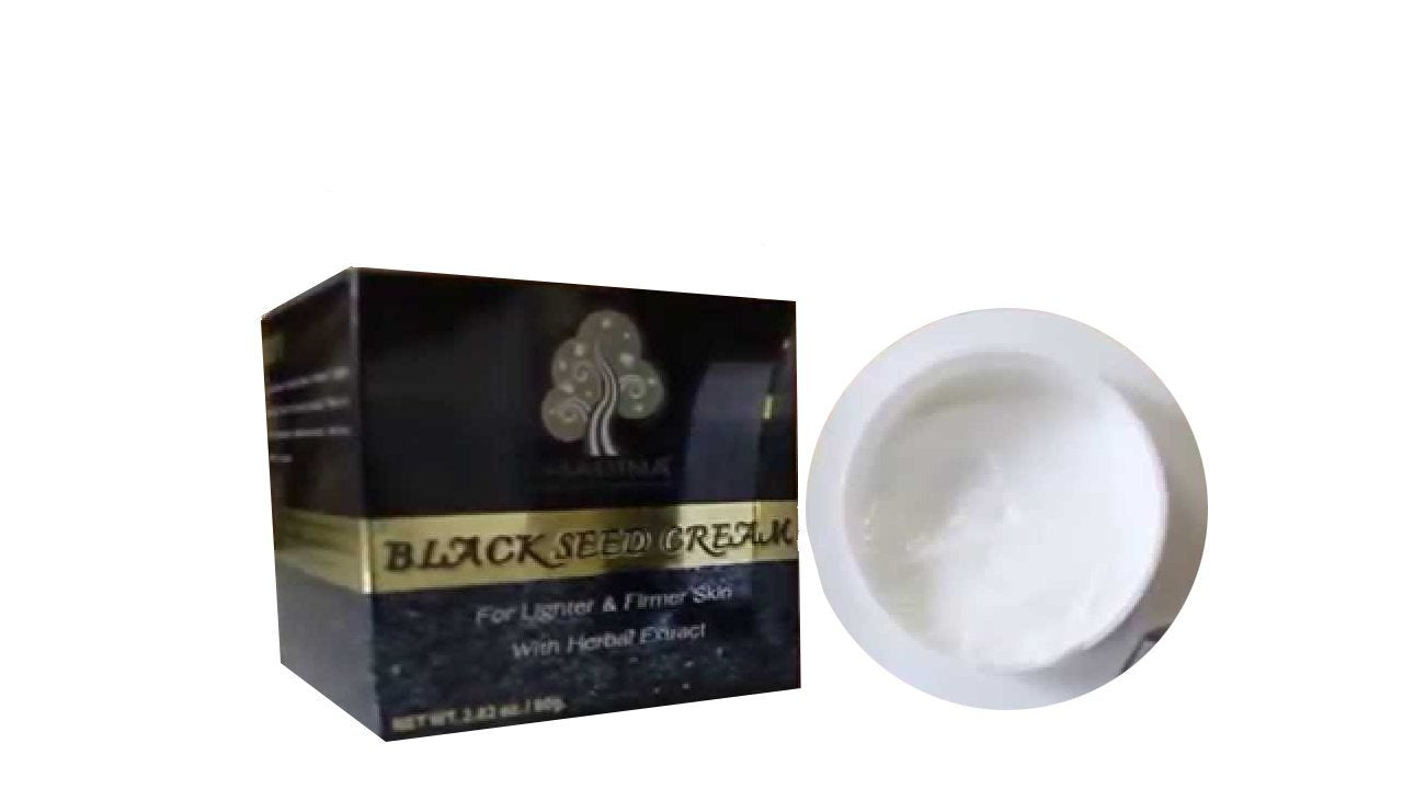 Madina crema facial semilla negra, uso diario para rostro más luminoso.