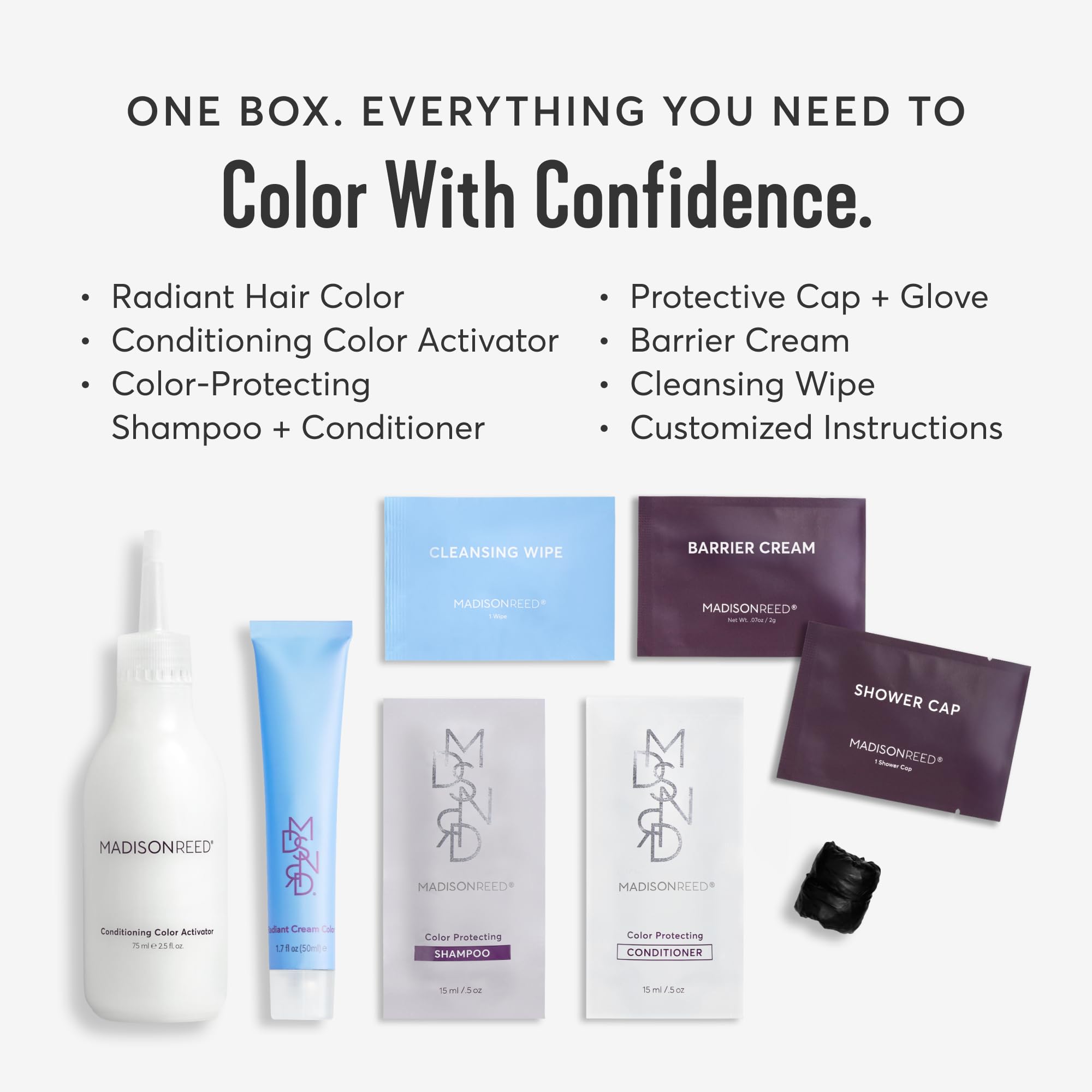 Barrière crème Madison Reed protège la peau pendant la coloration.
