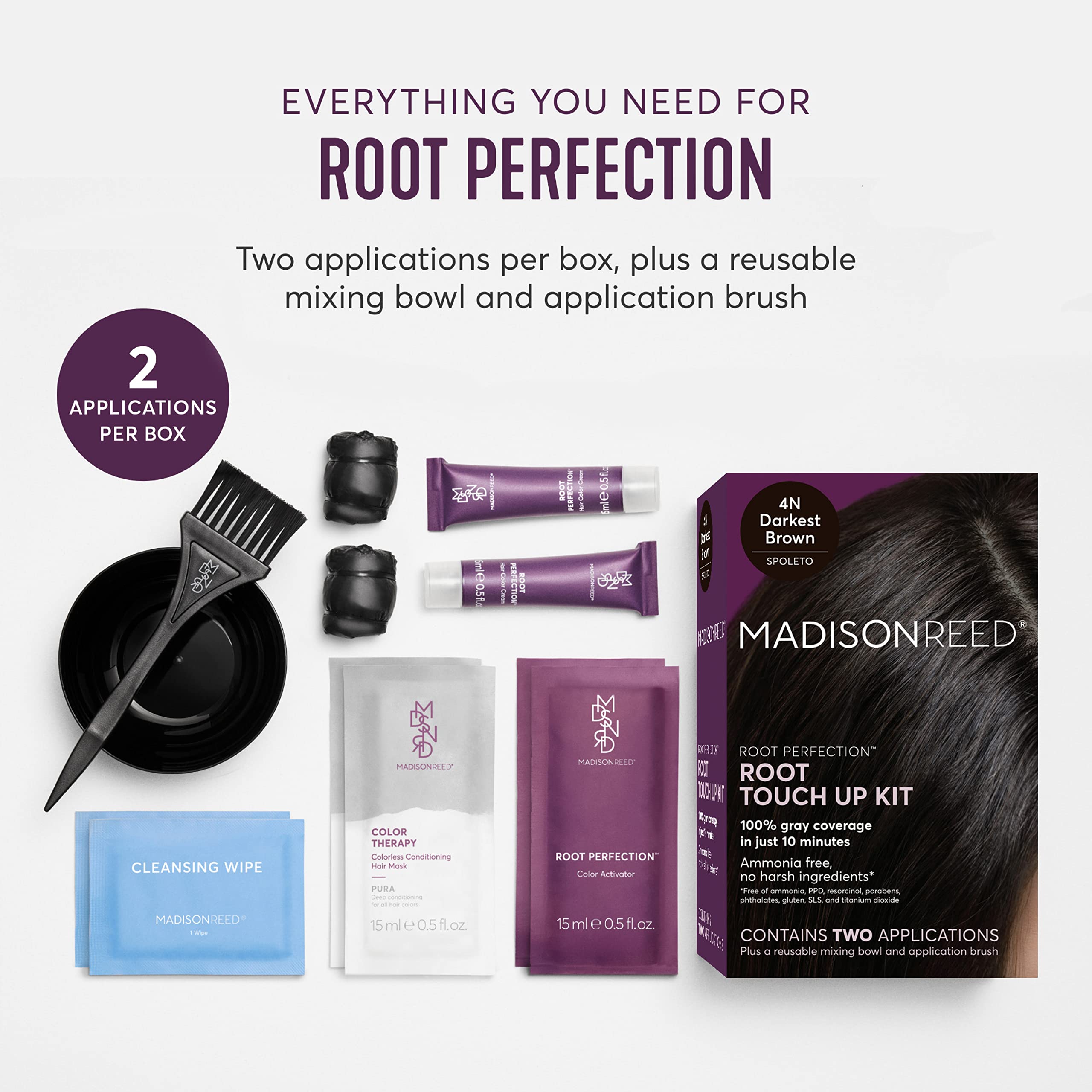 Cubierta de canas al instante con Madison Reed para un look uniforme