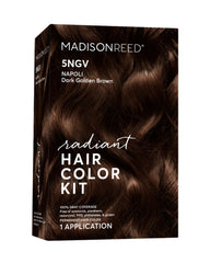 Madison Reed Radiant con tono marrón dorado oscuro para difuminar canas.