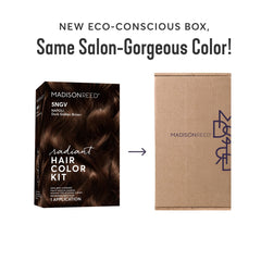 Crema colorante Madison Reed Radiant para color duradero y natural.