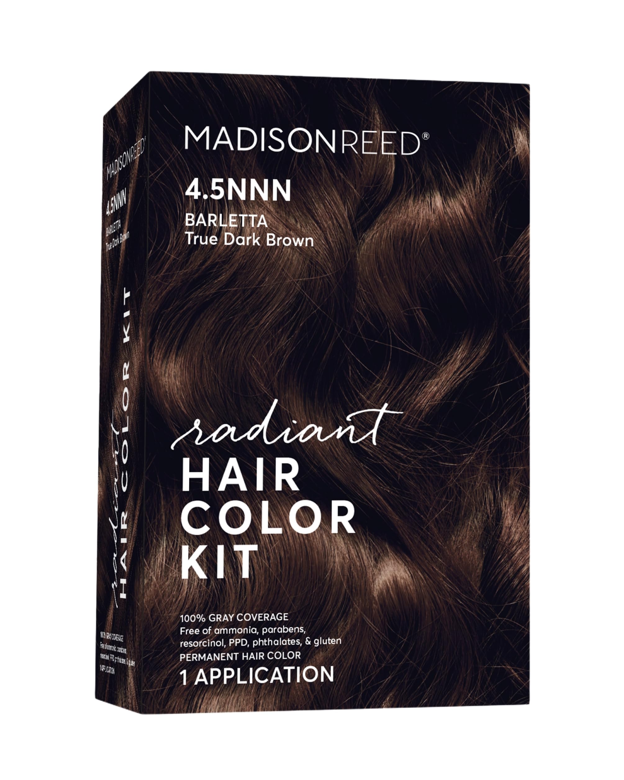 Kit de Madison Reed coloracion radiante en caja para teñir canas en casa