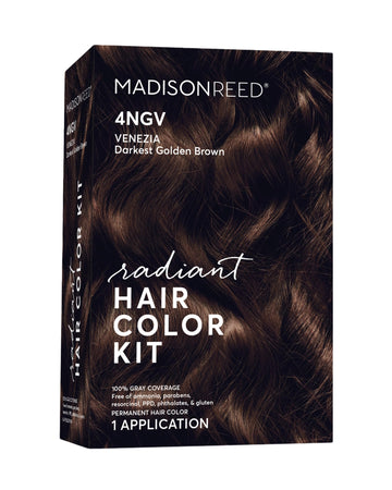 Madison Reed Kit de coloración radiante Venezia Marrón Dorado para difuminar canas con tono cálido