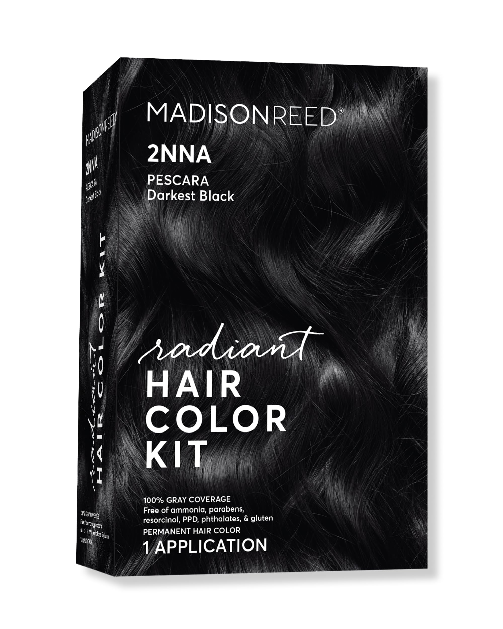 Madison Reed Radiant Color Kit 2NNA frente de la caja, color natural para uso doméstico