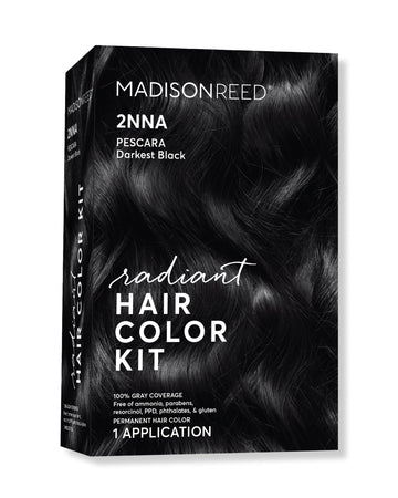 Madison Reed Radiant Color Kit 2NNA frente de la caja, color natural para uso doméstico