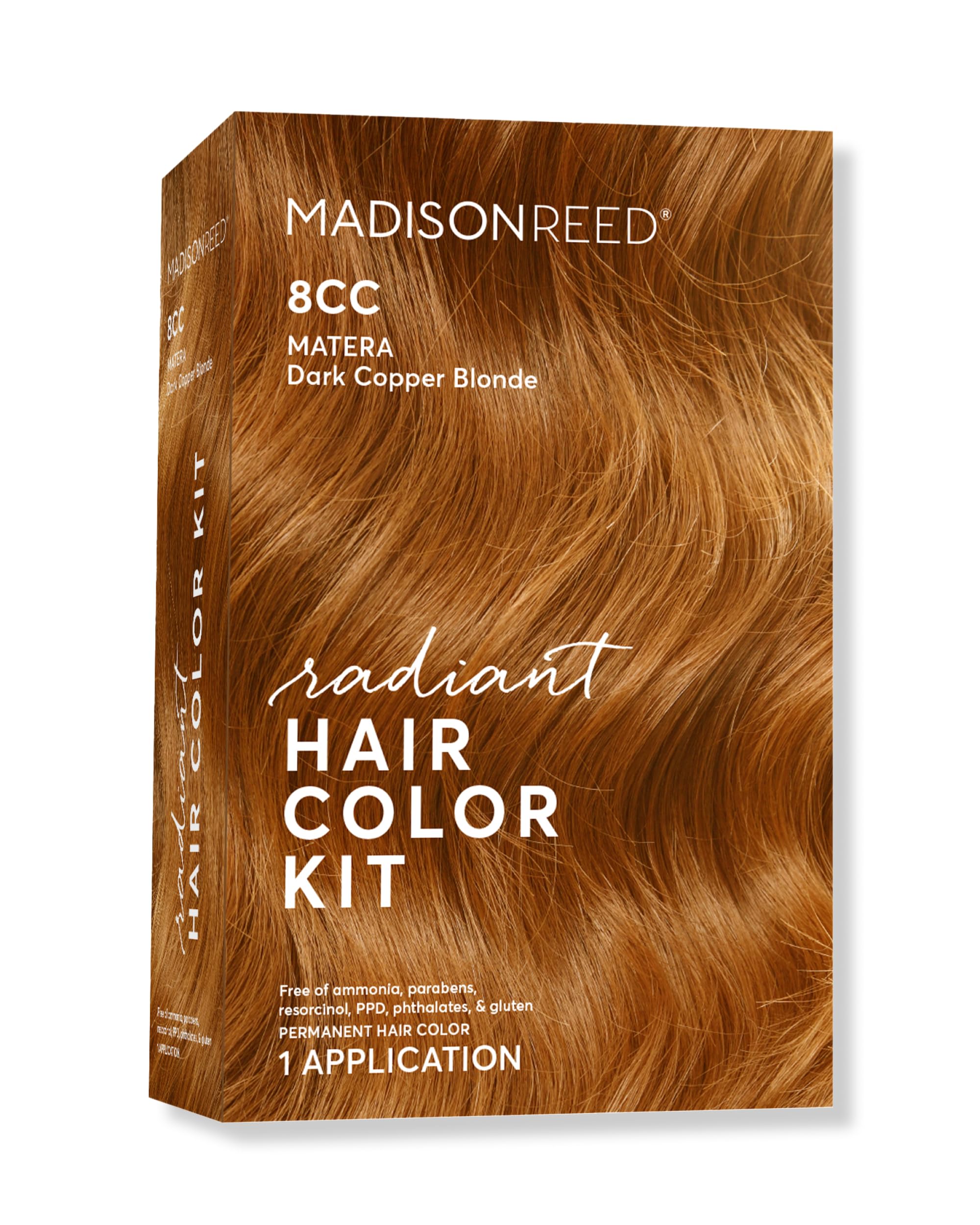 Madison Reed Radiant Color Kit: crema de color 8CC para cobertura natural.