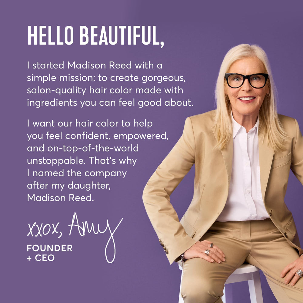 Madison Reed Root Perfection aplica en 10 minutos para retoques rápidos.