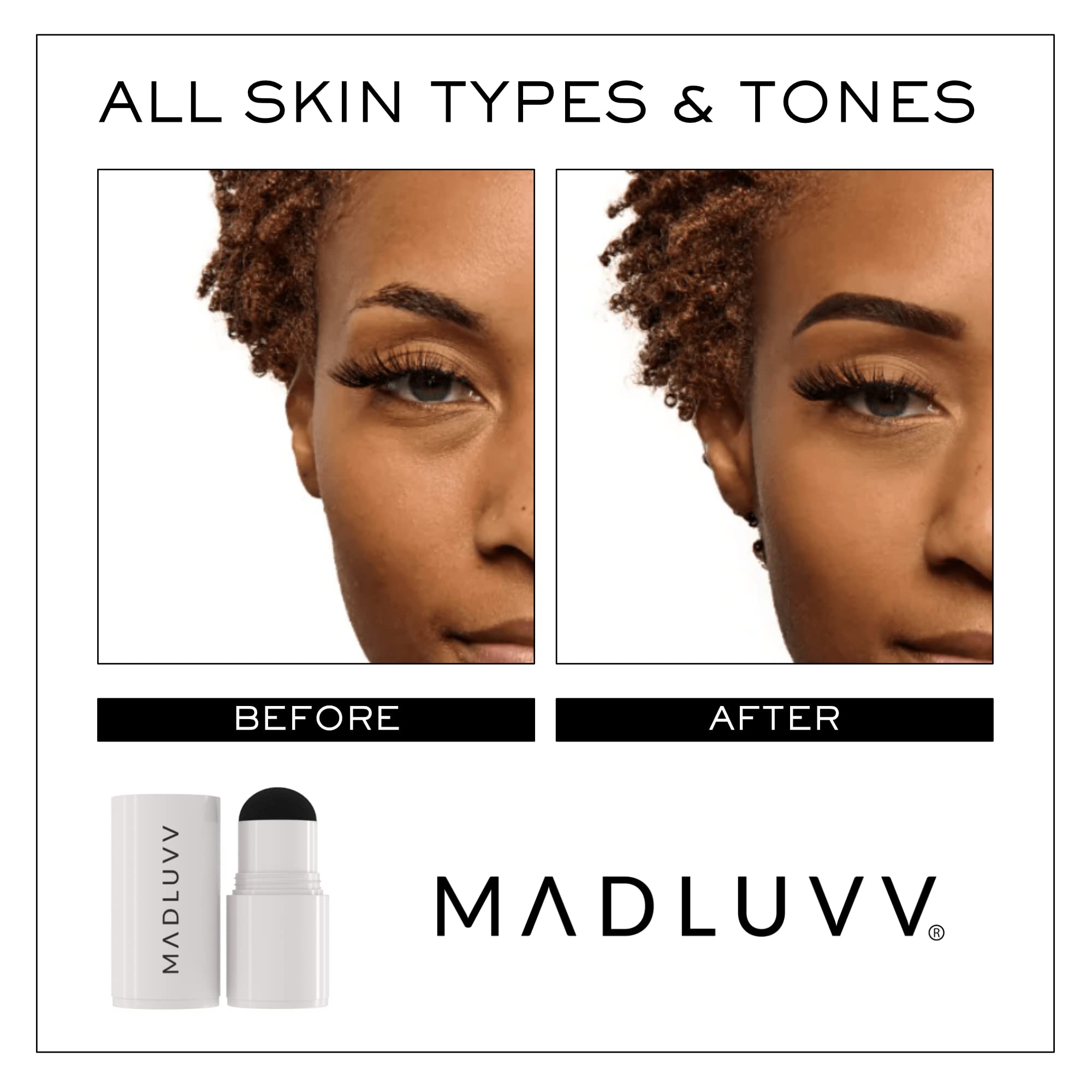 MADLUVV Brow Stamp definición de la línea capilar.