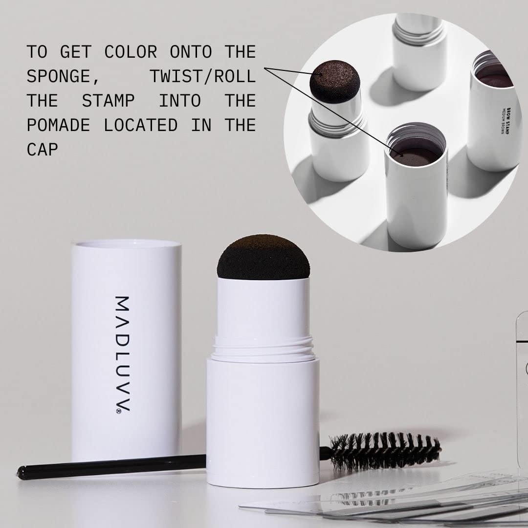 MADLUVV diseño natural de cejas con plantillas personalizables