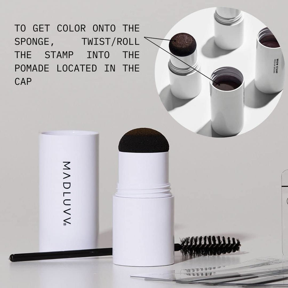 MADLUVV diseño natural de cejas con plantillas personalizables