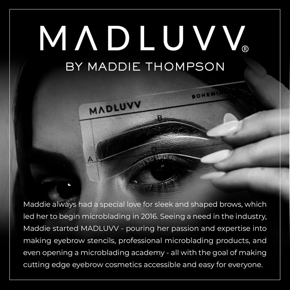 MADLUVV Brow Stamp - uso multifuncional para cejas, cabello y barba.