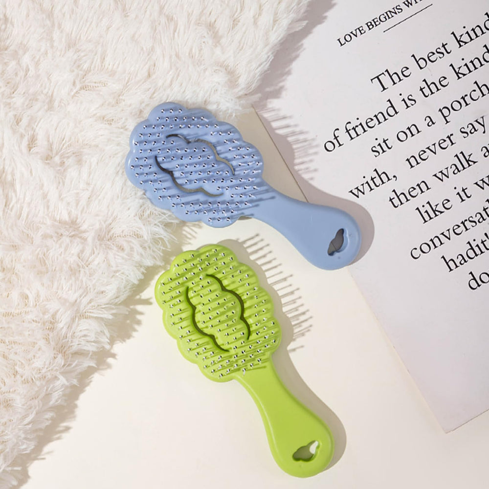 MAEELOU cepillo de pelo suave para baño: distribuye champú y calma durante el baño.