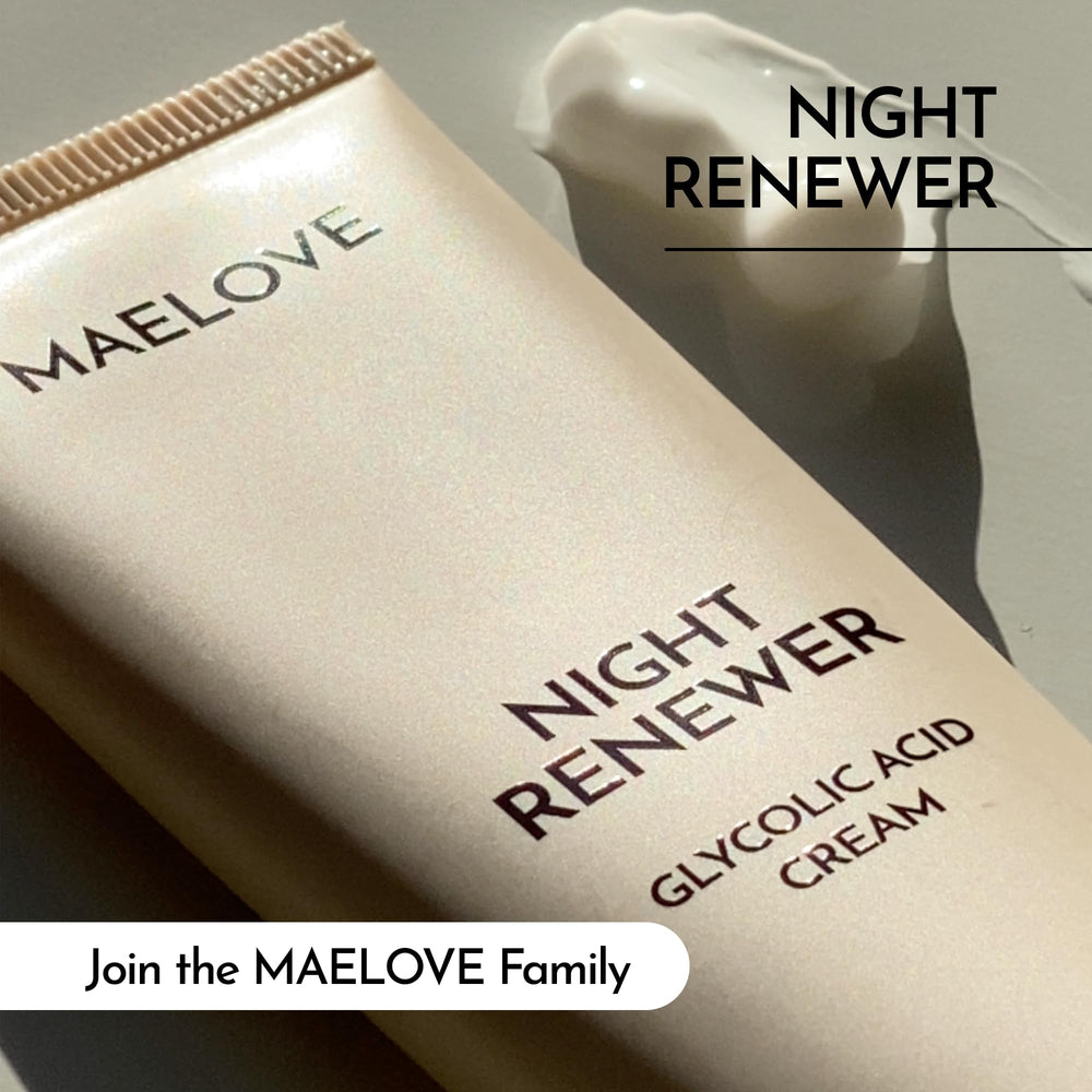 Maelove Renovador Nocturno, fórmula sin aroma apta para piel sensible.