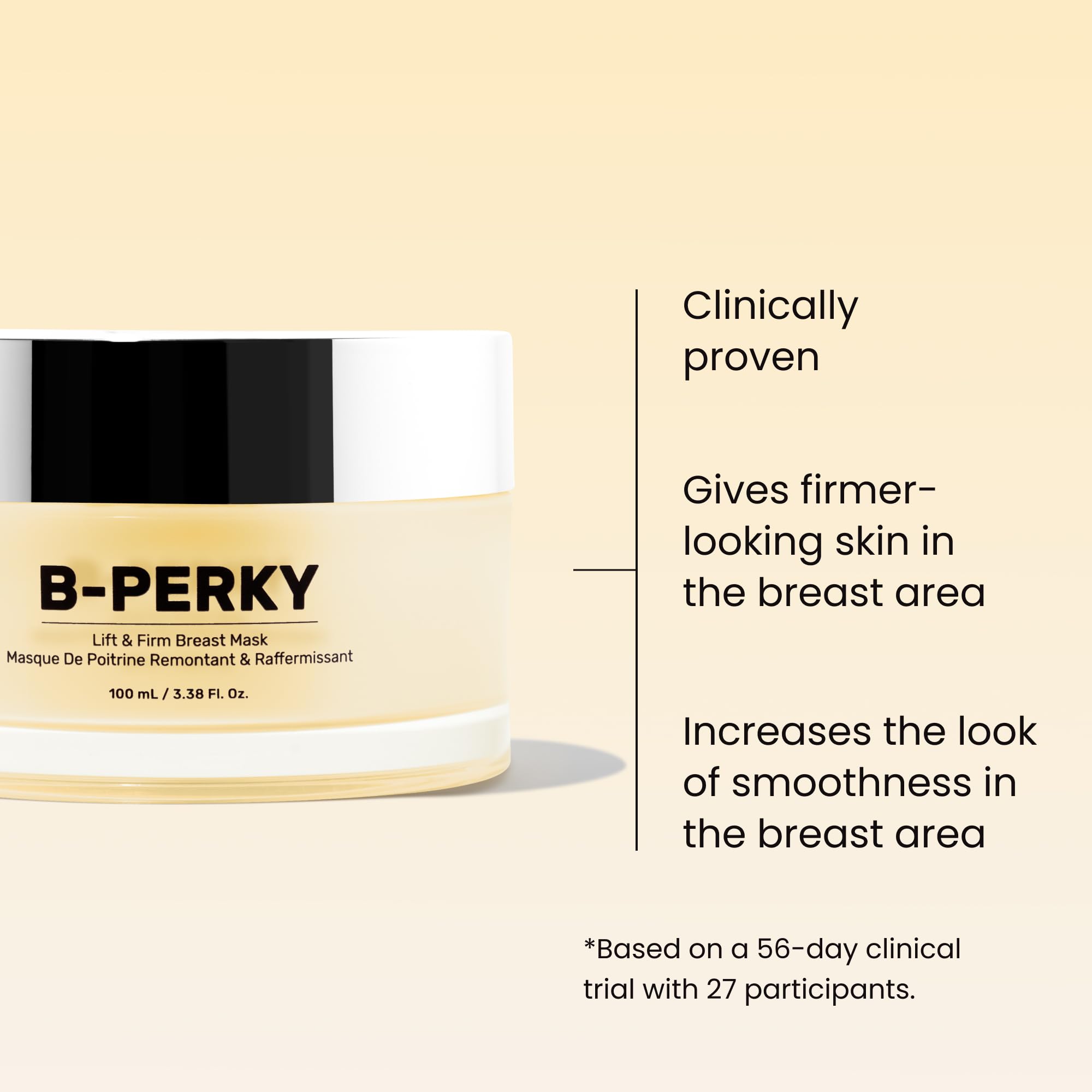 MAËLYS B-PERKY busto tonificado con piel suave.