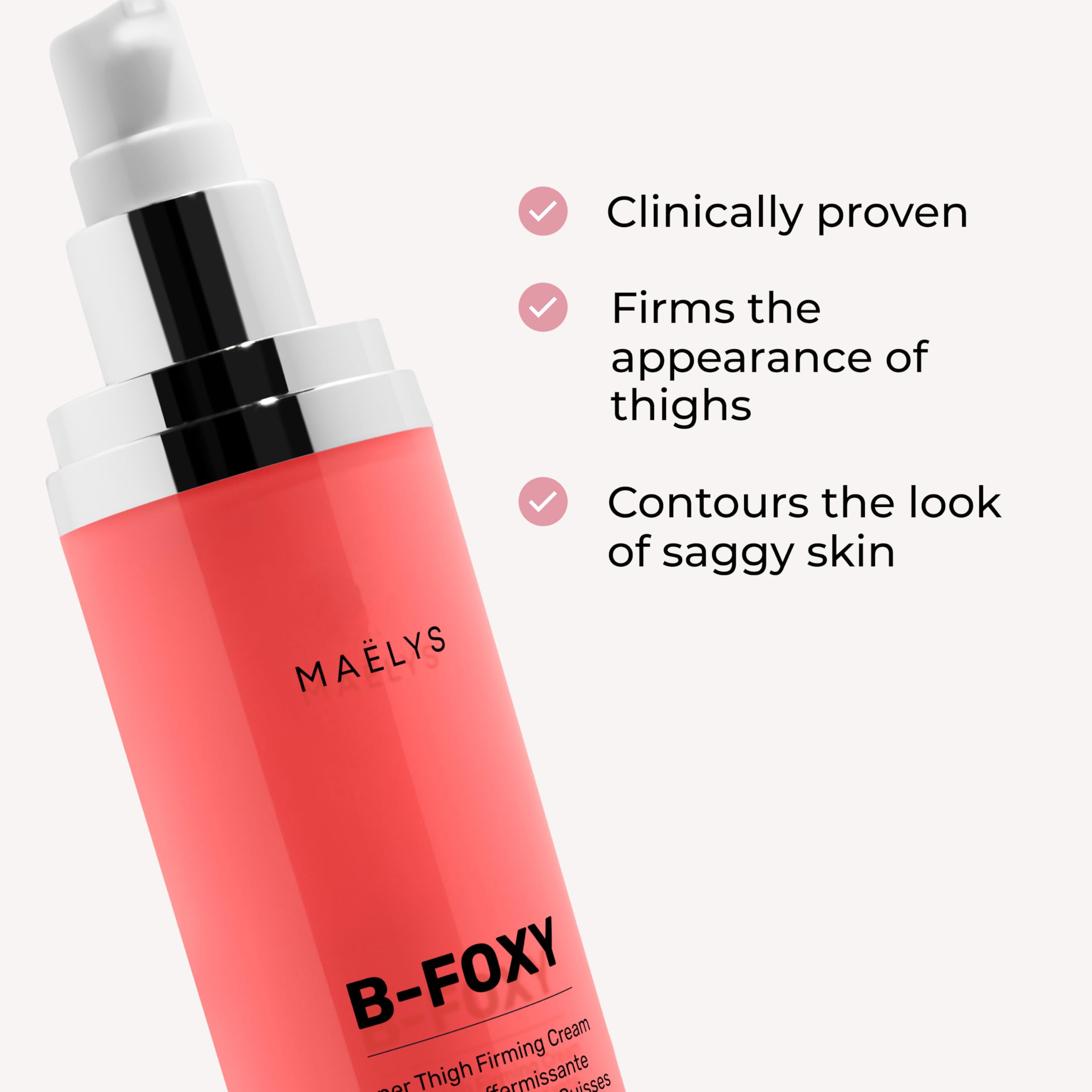 MAËLYS B-FOXY foco muslos interior, sensación suave y reducción de textura