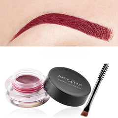 MAEPEOR pomada para cejas 12 colores, acabado natural para uso diario.