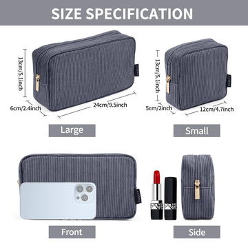 Estuche compacto Magefy con dos espacios para cosméticos.