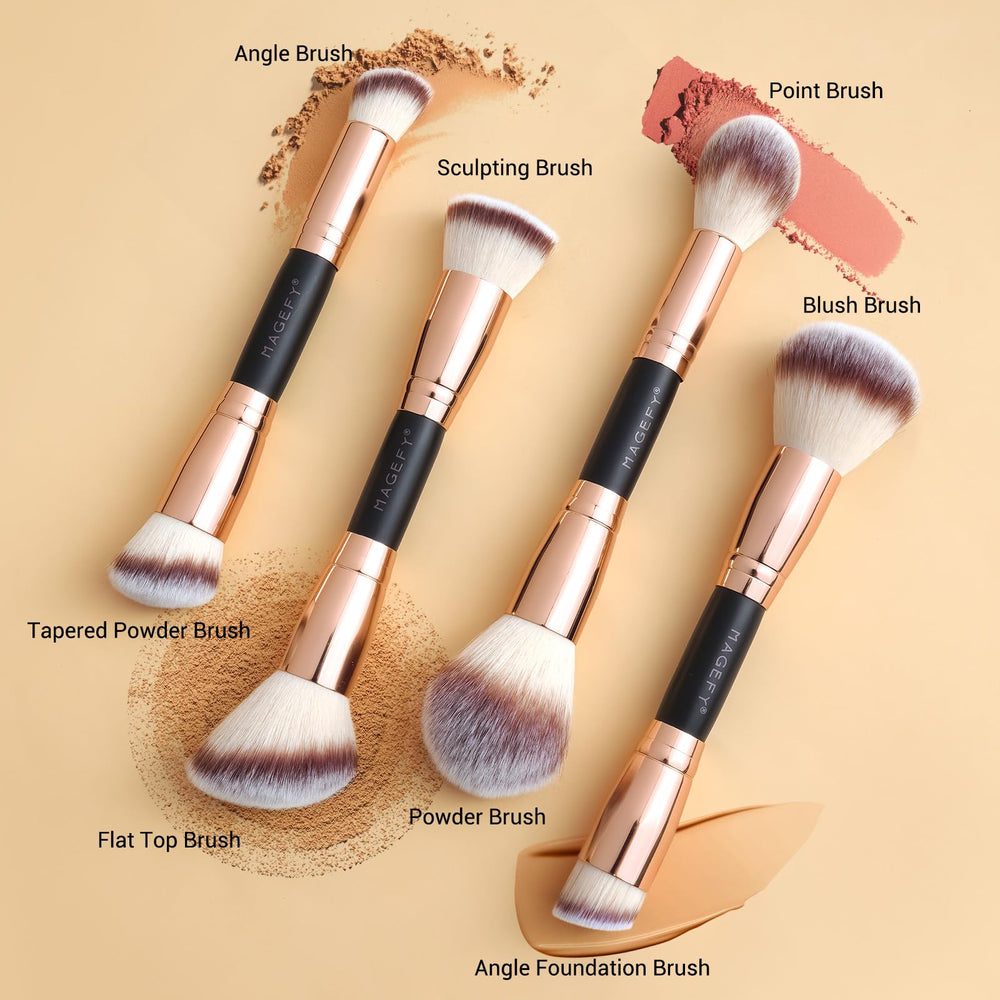 Brochas MAGEFY para fondo, mezcla homogénea de bases líquidas o crema