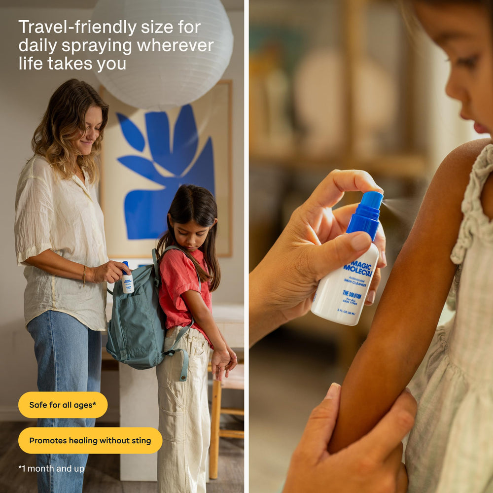 Magic Molecule spray-para-eczema cuidado suave de la piel
