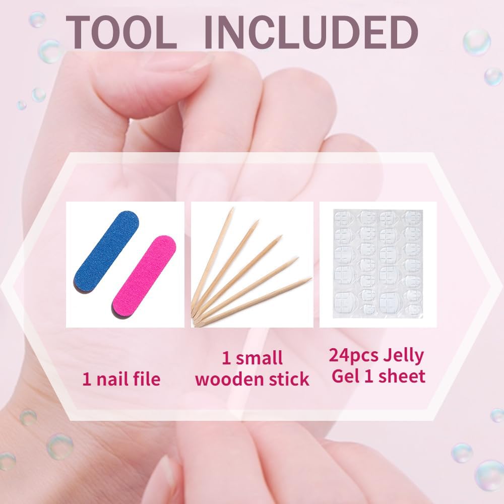 MAGLFELL uñas con flores 3D para look sofisticado.