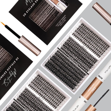 Magnetic SL cluster lashes in 11-20mm range for flexible styling options