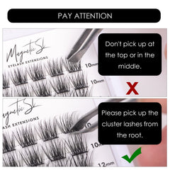 Magnetic SL Cluster Lashes aplicación hazlo tú mismo fácil y rápida.