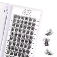 Magnetic SL Cluster Lashes: curva C para un look natural y definido.