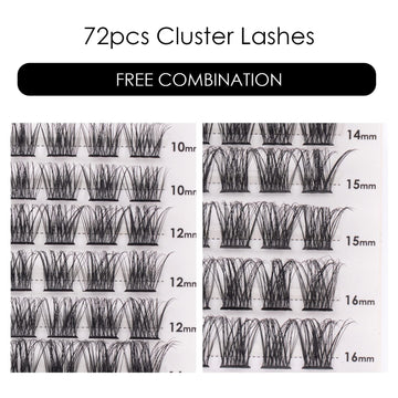 Magnetic SL Cluster Lashes kit longitud 10-16 mm para distintos ojos.