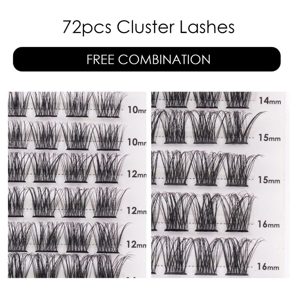 Magnetic SL Cluster Lashes kit longitud 10-16 mm para distintos ojos.