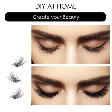 Magnetic SL Cluster Lashes remoción suave para cuidar las pestañas.
