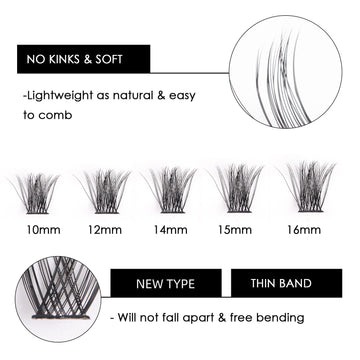Magnetic SL Cluster Lashes reutilizables tras limpieza para varias ocasiones.