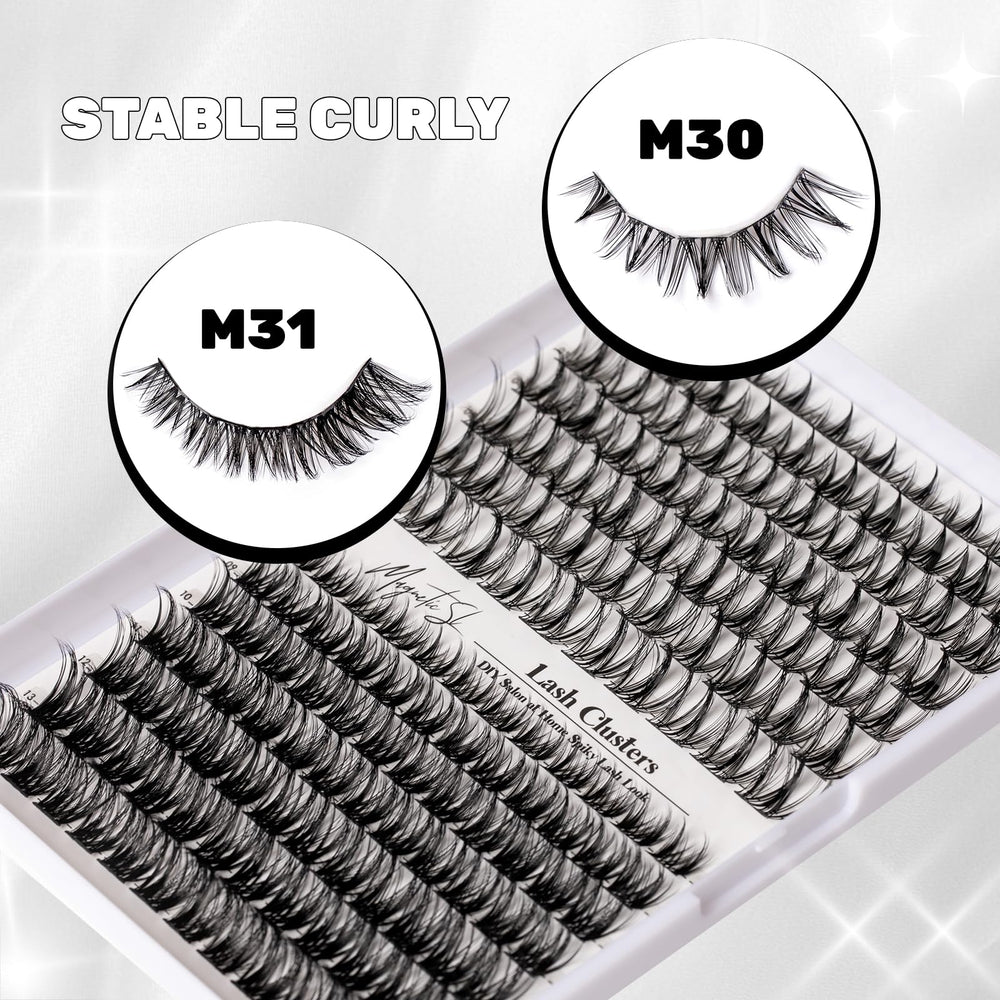 Magnetic SL: 70 racimos M31 para efecto ojos grandes y definidos.