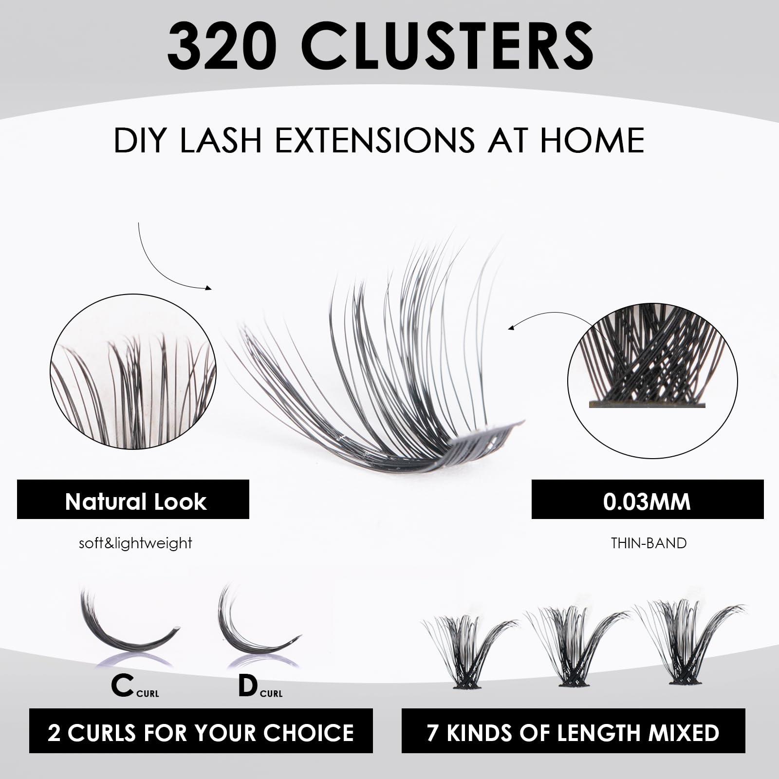 Magnetic SL Kit Extensiones Pestañas: 10-16 mm para estilos variados