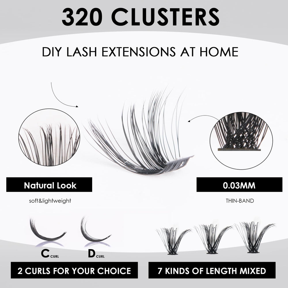 Magnetic SL Kit Extensiones Pestañas: 10-16 mm para estilos variados