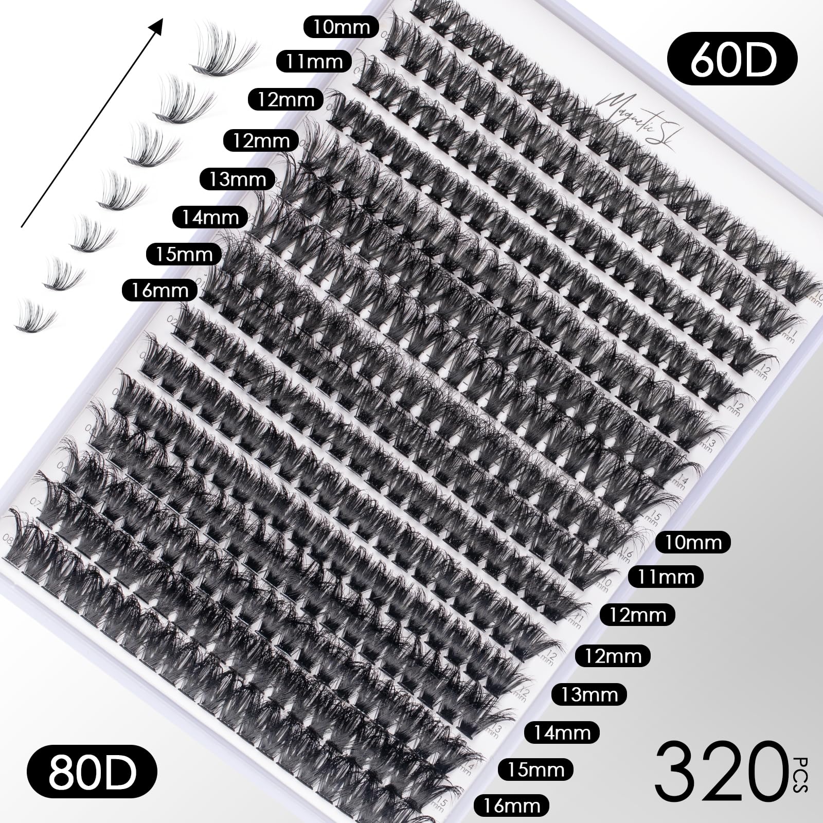 Magnetic SL Kit Extensiones Pestañas: aplicador preciso para una aplicación limpia
